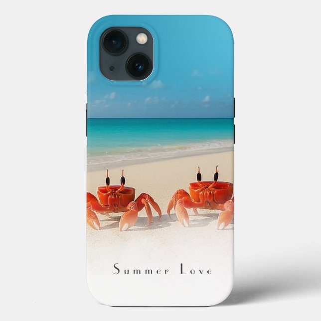 Summer Love - iPhone 13 Tough Case 2 Caranguejos (Verso)