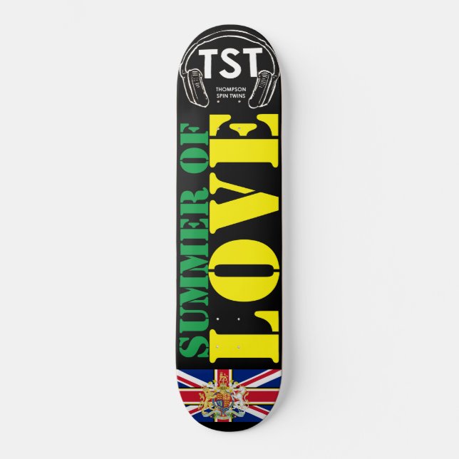 SUMMER LOVE (Reino Unido) Skateboard (Frente)