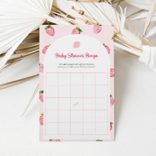 Summer Strawberry Baby Bingo Game