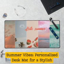 Summer Vibes: tapete personalizado para um Na moda