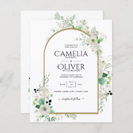 Summer White Roses Emerald Sage Greenerding WEDDIN