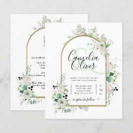 Summer White Roses Emerald Sage Greenerding WEDDIN