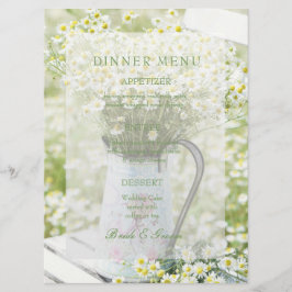 Summerfield Daisies Chamomile Flower Menu
