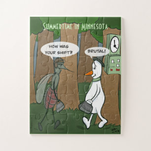 Summertime em Minnesota Jigsee Quebra-cabeça Overs