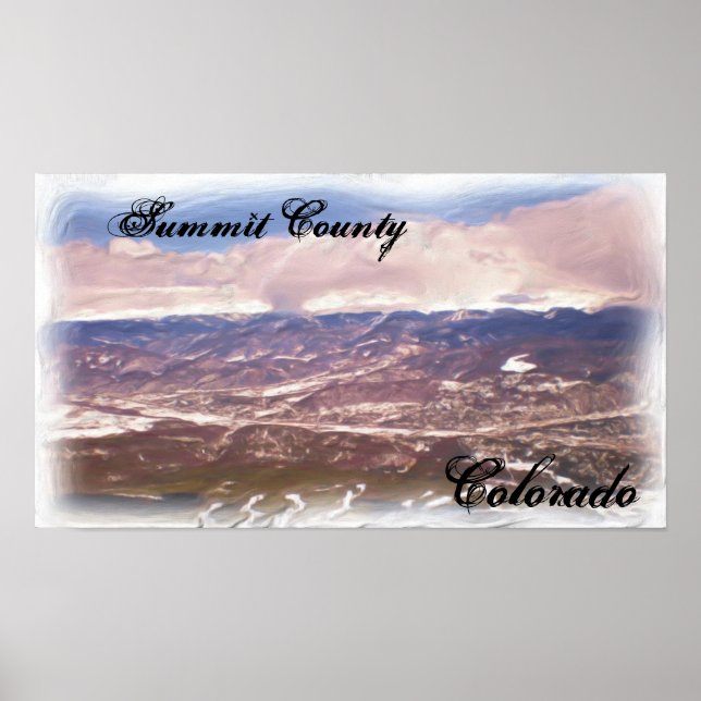 Summit County poster do Colorado (Frente)