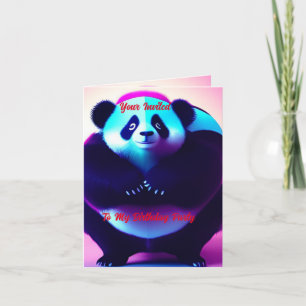 Sumo Panda O Gnasher Bamboo, Convite de Aniversári