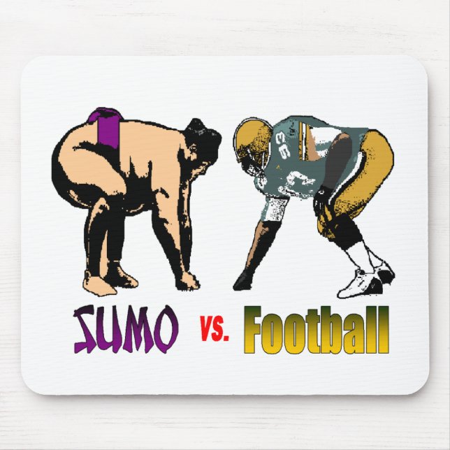 Sumo vs Futebol Mousepad (Frente)