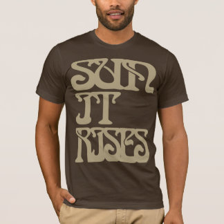 Sun aumenta t-shirt de Brown