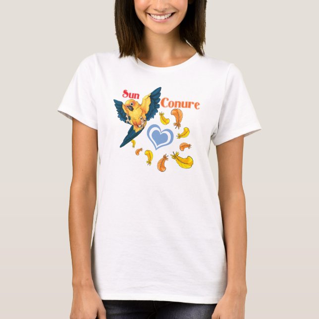 Sun Conure Cutie T-Shirt (lt) (Frente)