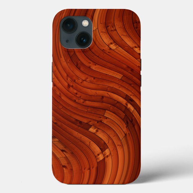 Sun Deck - Red Wooden Pine Knot Case-Mate iPhone C (Verso)