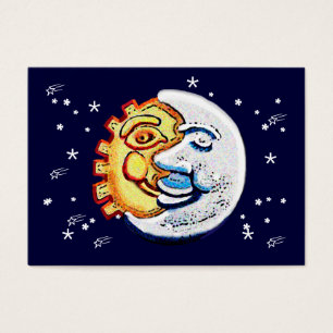 Sun e lua e estrelas
