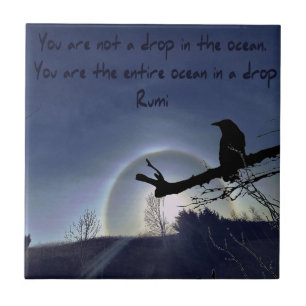 Sun Halo sobre Wales com um Azulejo de cerâmica Ra