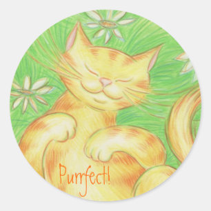 Sun Lover 'Purrfect!' autocolante