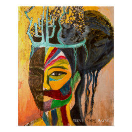 "Sun & Moon Fazer Love", Impressão original de art