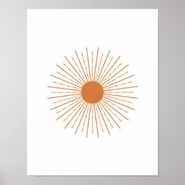 Sun Wall Decor, Sun Poster, Sun Art Impressão