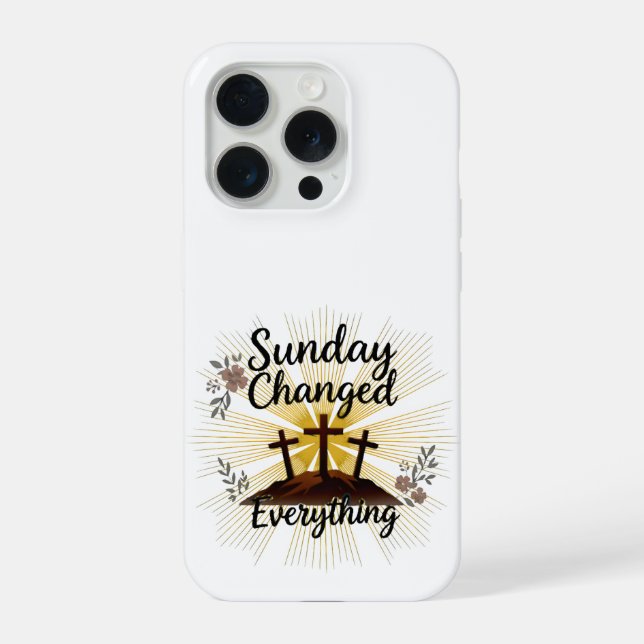Sunday change Everything Christian Phone Case (Verso)