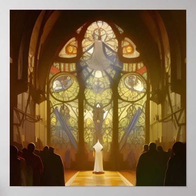 Sunday Service Church Poster (Frente)