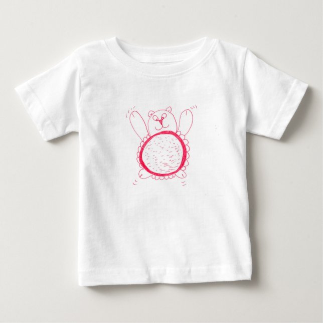 Sunflower Bear Baby American - Camiseta Roupa (Frente)