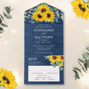 Sunflower Eucalyptus String Lights Marinho Casamen