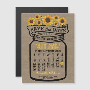 Sunflower Jar fevereiro 2023 Data Magnet