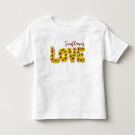Sunflower Love Toddler Top