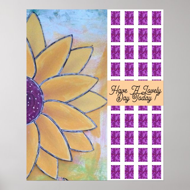 Sunflower Lovely Day Poster (Frente)