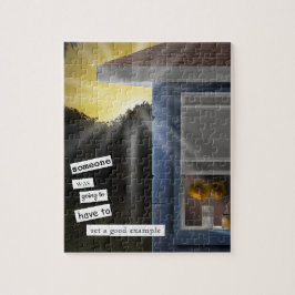 Sunflower Sunrise Quebra-cabeça por Sara Motolanez