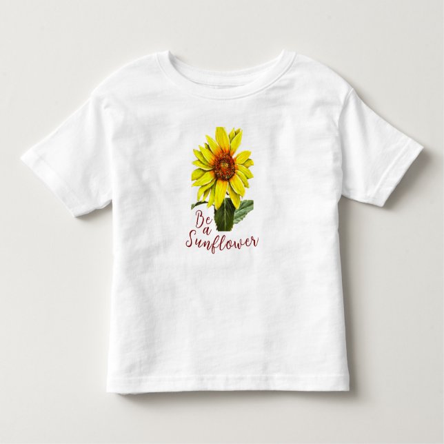 Sunflower Toddler T-Shirt (Frente)