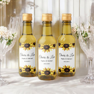 Sunflower Weding Cheers Floral
