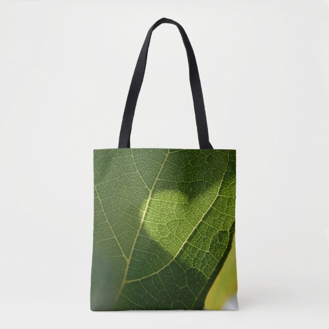 Sunlight Heart Leaf Tote Bag (Frente)