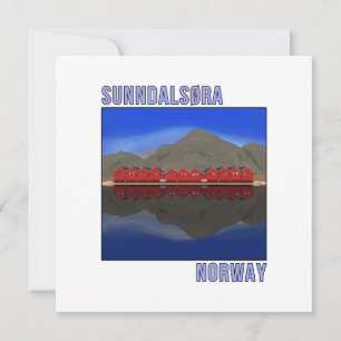 Sunndalsora Norway Scandinavian Poster