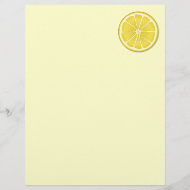 Sunny Lemon Stationery (Frente)