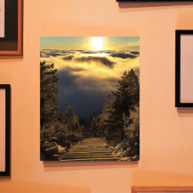 Sunny Morning Acima Das Nuvens