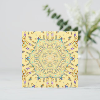 Sunny Pattern in Gentle Yellow