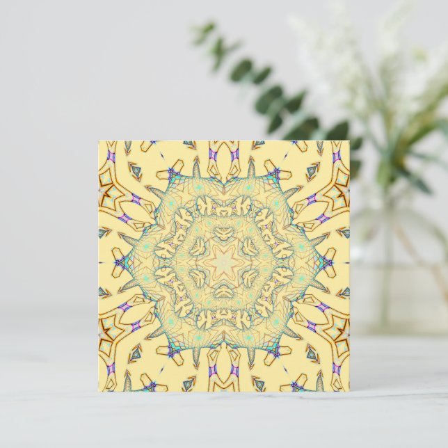 Sunny Pattern in Gentle Yellow (Em pé/Frente)