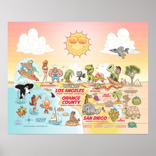 Sunny SoCal Poster (Frente)