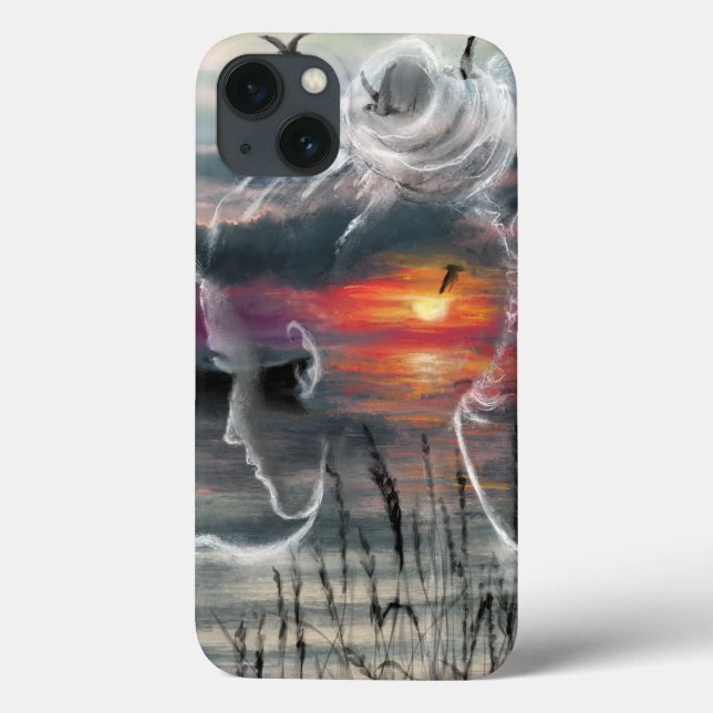 Sunrise Lady - Natureza - Pintura Original (Verso)