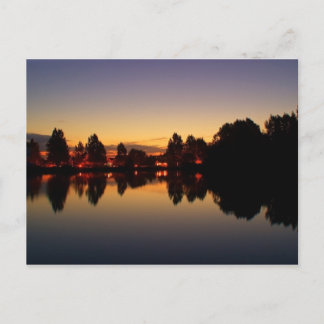 Sunrise no cartão postal Cotswold