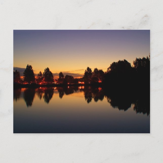 Sunrise no cartão postal Cotswold (Frente)