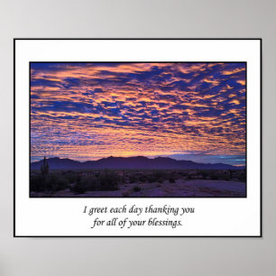 Sunrise: Poster de Muro Inspiracional