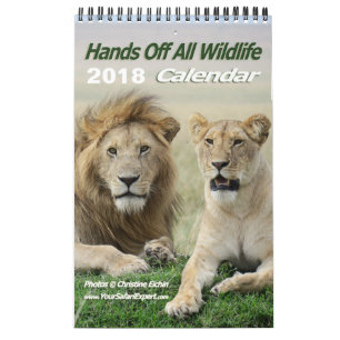 Sunrise sobre o Calendário Wildli do Quênia (Págin