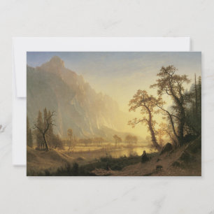 Sunrise, Vale do Yosemite, por Albert Bierstadt