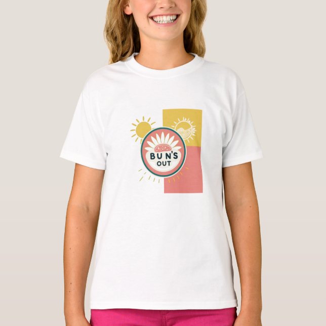 Sun's Out Summer Vibes T-Shirt (Frente)