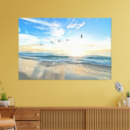 Sunset Beach Canvas Imprimir Imagem 15