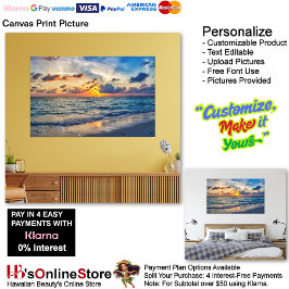 Sunset Beach Canvas Imprimir Imagem 20