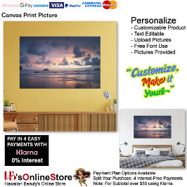 Sunset Beach Canvas Imprimir Imagem 26