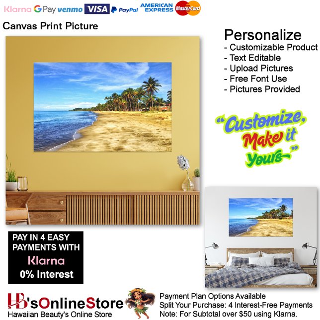 Sunset Beach Canvas Imprimir Imagem 7 (Sunset Beach Canvas Print Picture 7.)