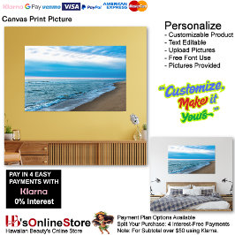 Sunset Beach Canvas Print Picture 23