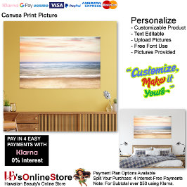 Sunset Beach Canvas Print Picture 25