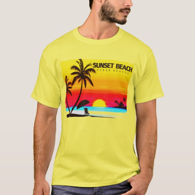 Sunset Beach: Ocean Beauty T-Shirt (Frente)